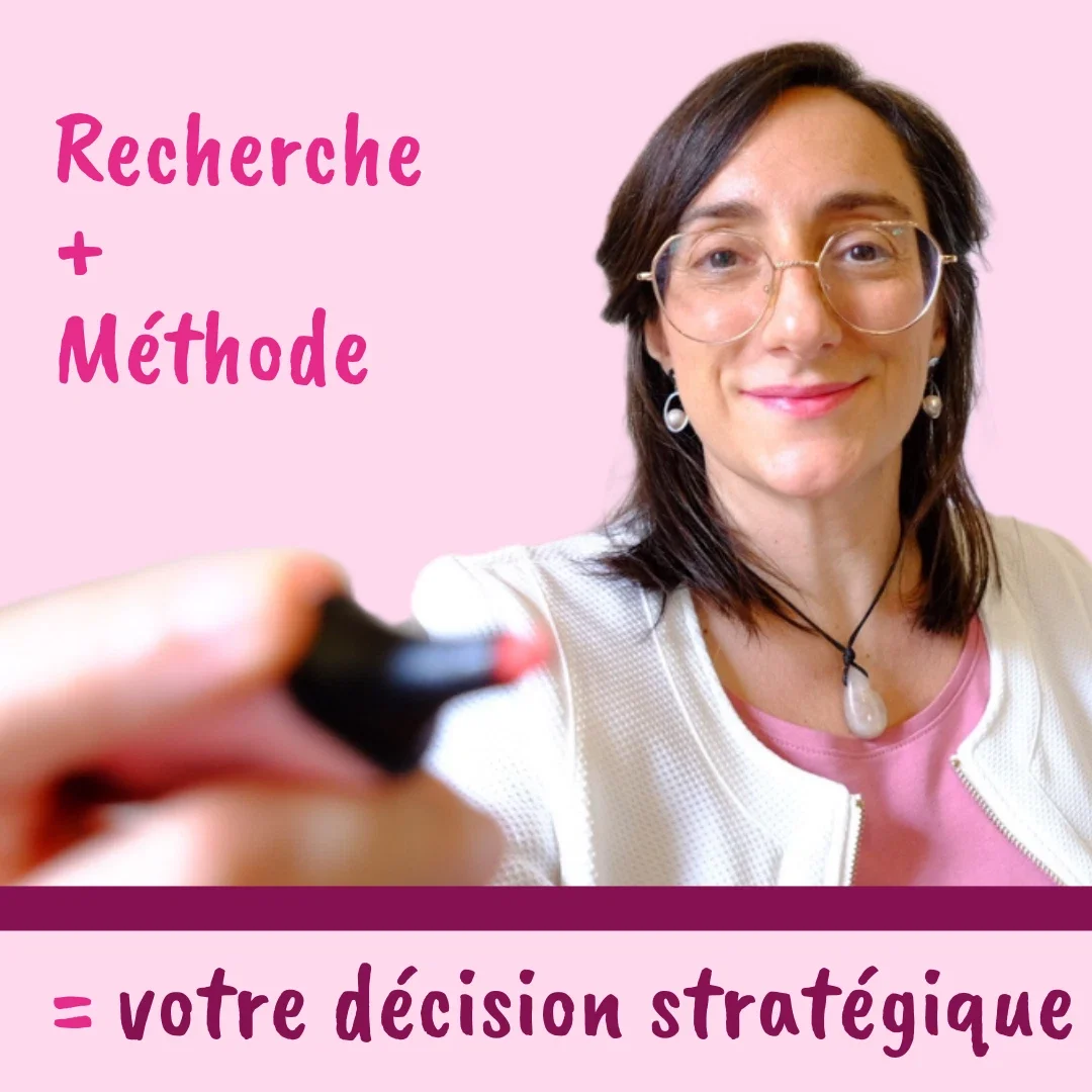 Magali Warcollier : Recherche + Méthode =  votre décision stratégique. Pour clarifier les décisions critiques des dirigeants. 